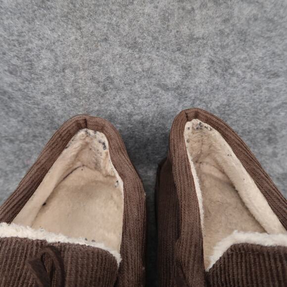 Pawzs by Bearpaw Shoes Mens 10 Slippers Loafer Slip On Moc Casual Comfort Brown - Picture 3 of 13